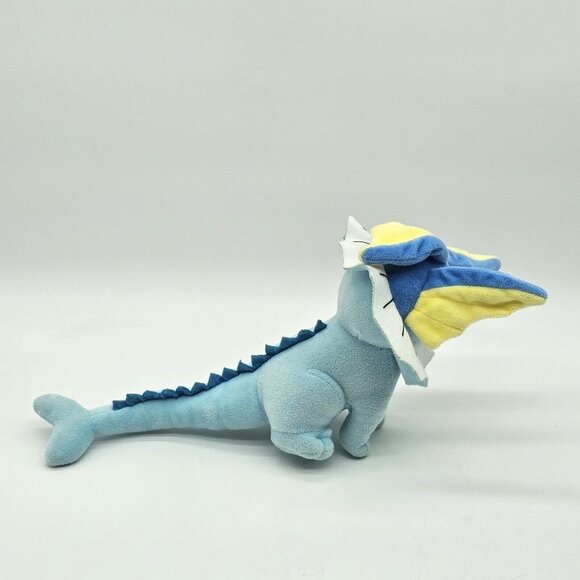 Tomy Pokemon Plush Toy Vaporeon 8" Stuffed Animal Doll Eevee Evolution 2017 - Picture 2 of 9